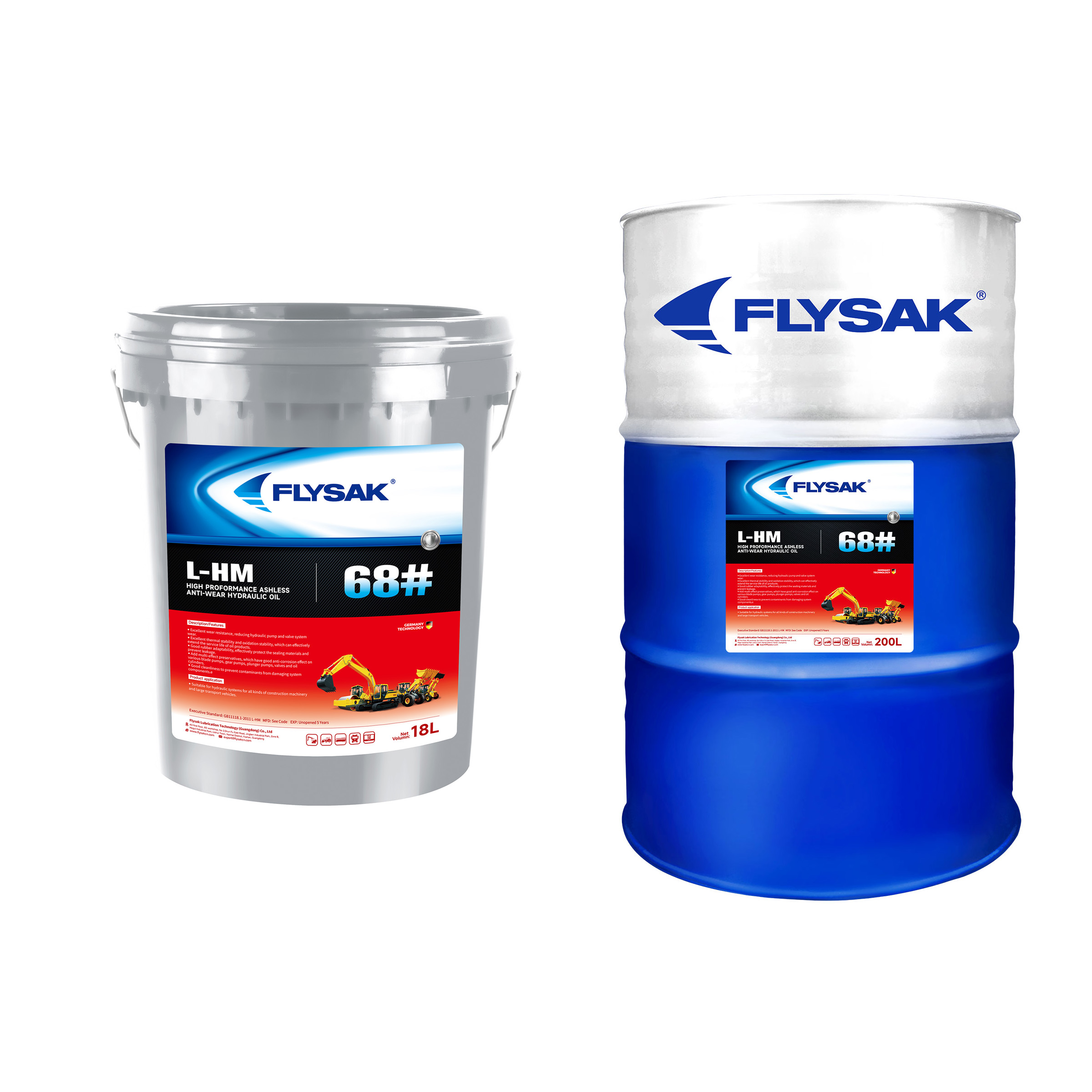 L-HM High Proformance Ashless Anti-wear Hydraulic Oil 32# 46# 68# 100# 150#